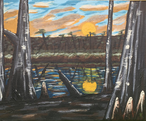 Arkansas Flooded Timber - 5"x7" SOLD