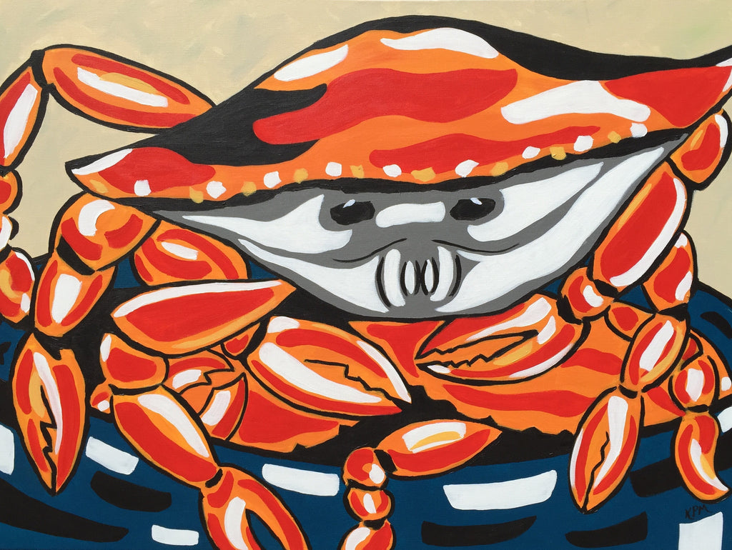 Summer Crab - 40x30 SOLD